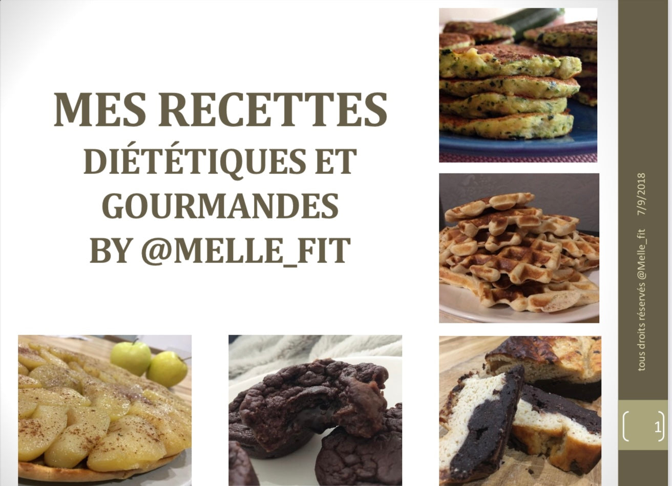 📣 mes 5 Ebooks de recettes diététiques et gourmandes 📕