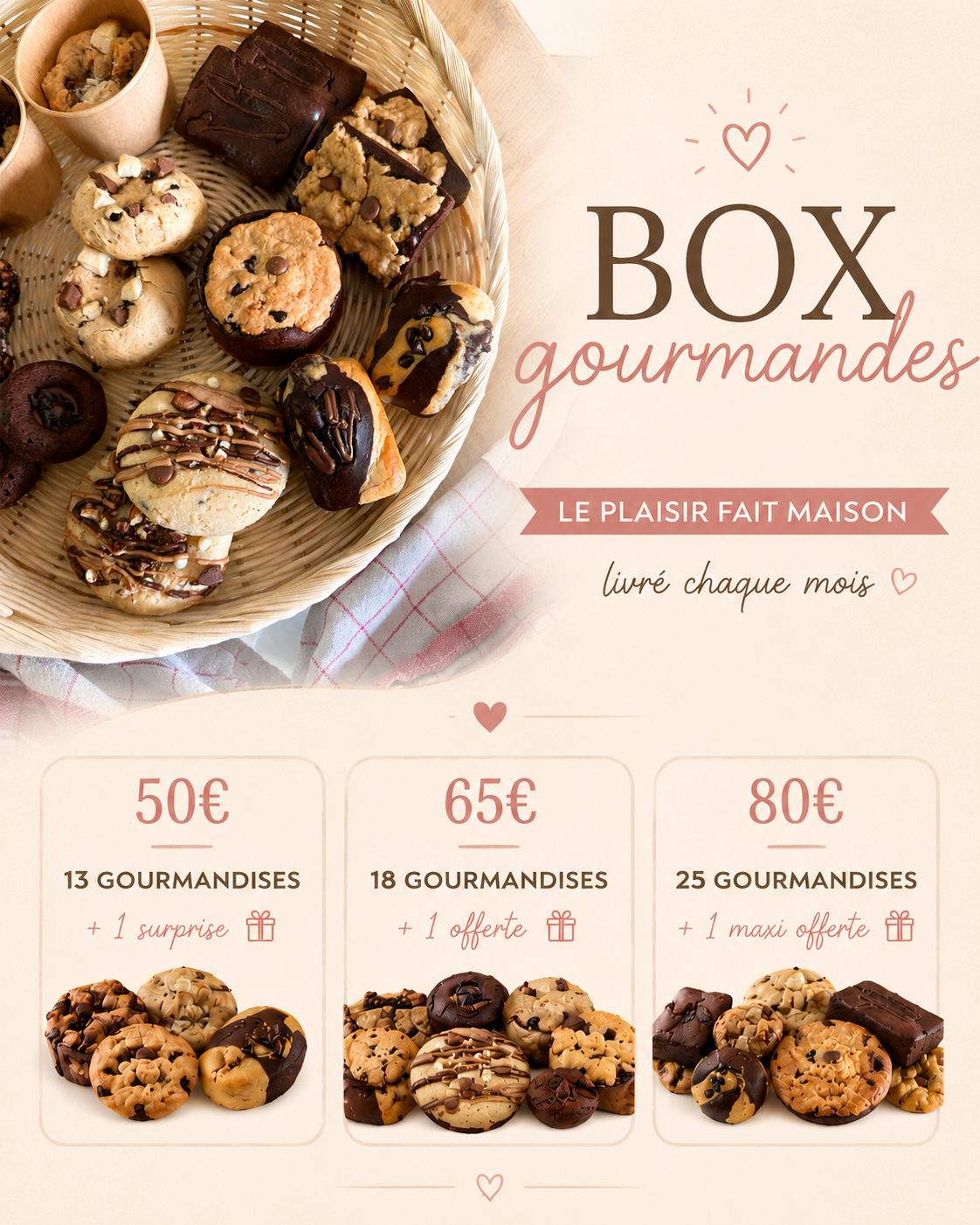 ✨ ACCÈS PRIVÉ ✨ box gourmandes TARIF LANCEMENT SANS ENGAGEMENT
