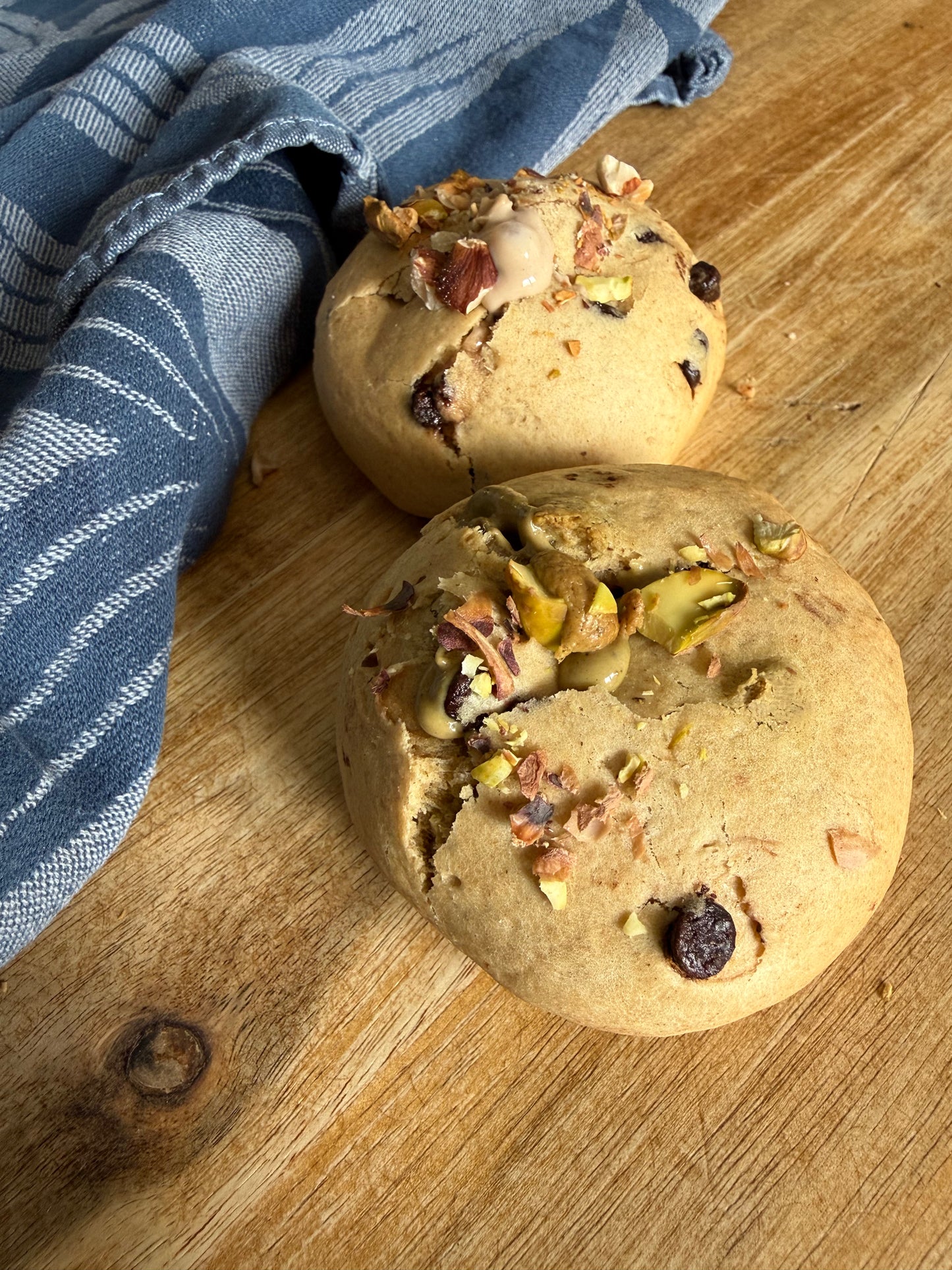 ✨ édition flash ✨ 2 cookies healthy ou 1 hot cookie ( pistache et pistache / noisette )