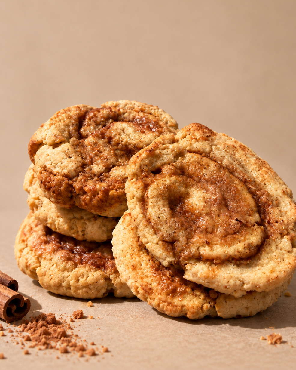 ✨ 2 cookies [ HEALTHY & naturellement PROTÉINÉ ] édition limitée cinnamon Rolls