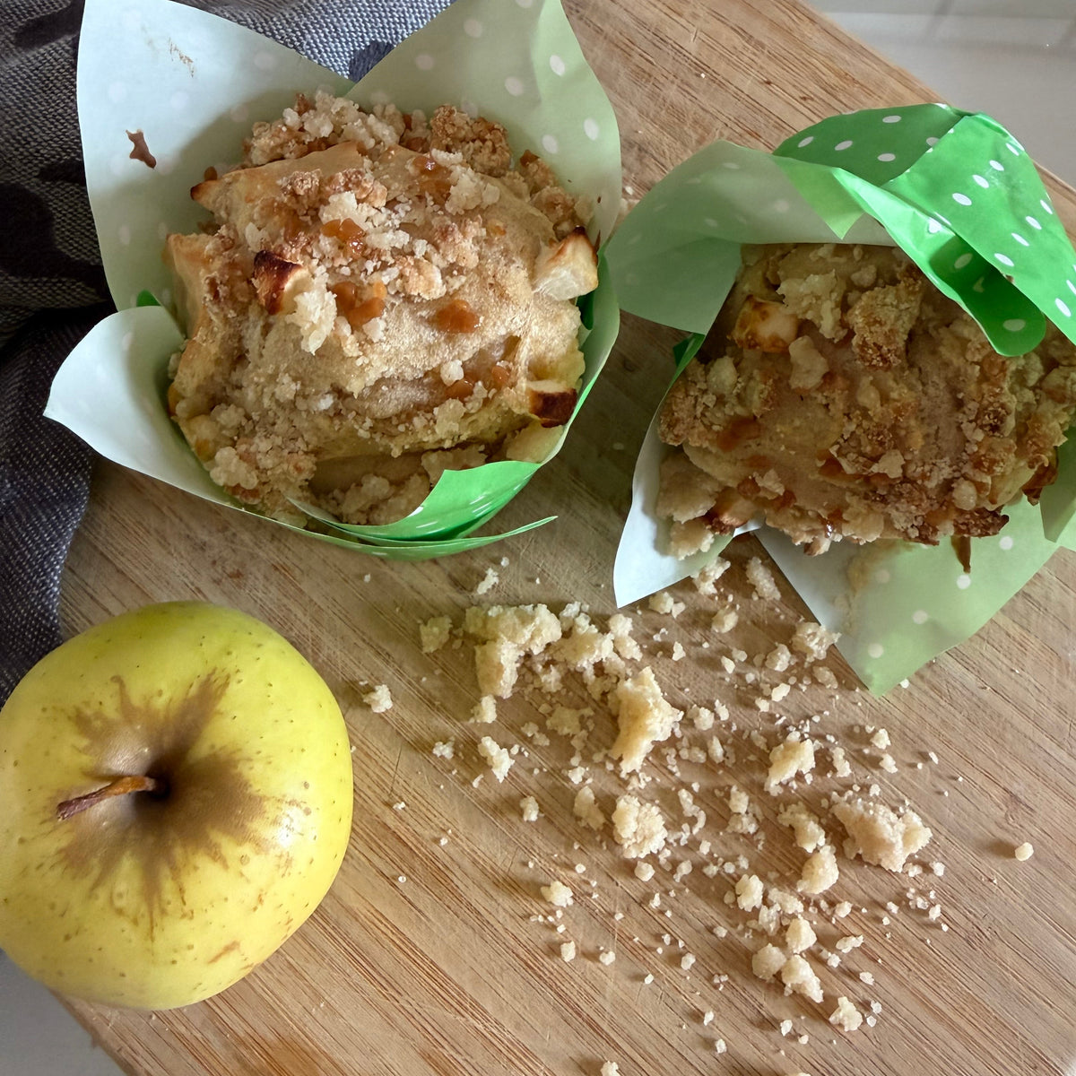1 maxi muffin pomme / cannelle crumble ✨ édition limitée [ gamme DIETE ]