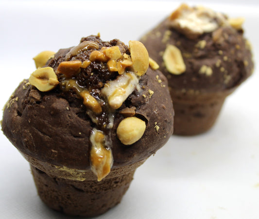2 muffins snickers chocolat (DIETE)