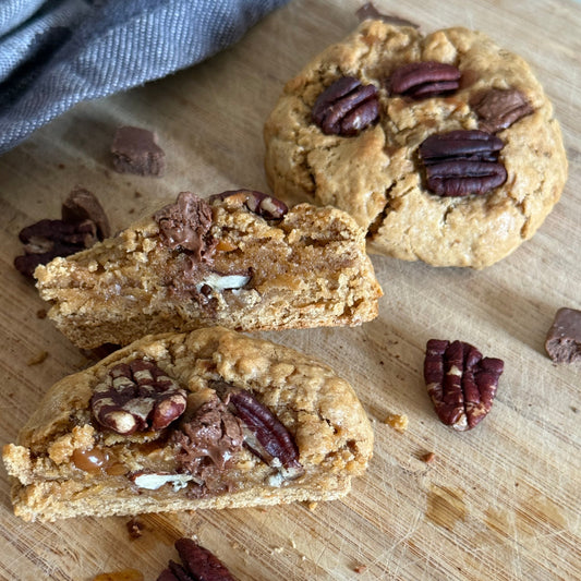 2 cookies banger PÉCAN CHOCO - CARAMEL ✨ édition limitée ✨ [ gamme HEALTHY ]
