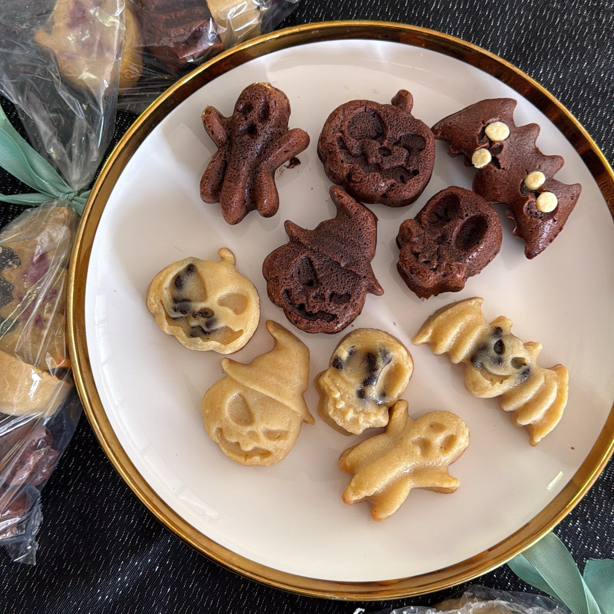 ✨ HALLOWEEN : 4 petits brownies