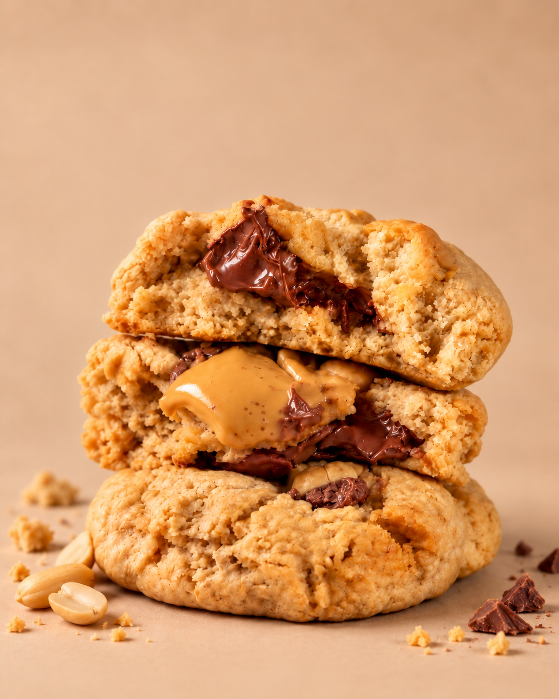 ✨ 2 cookies [ HEALTHY & naturellement PROTÉINÉ ] édition limitée cacahuète chocolat