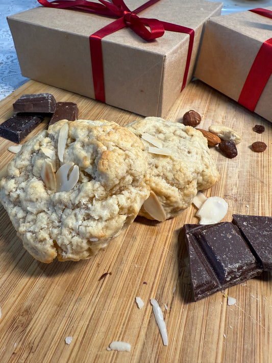 ✨édition janvier✨ 2 cookies amande (HEALTHY)
