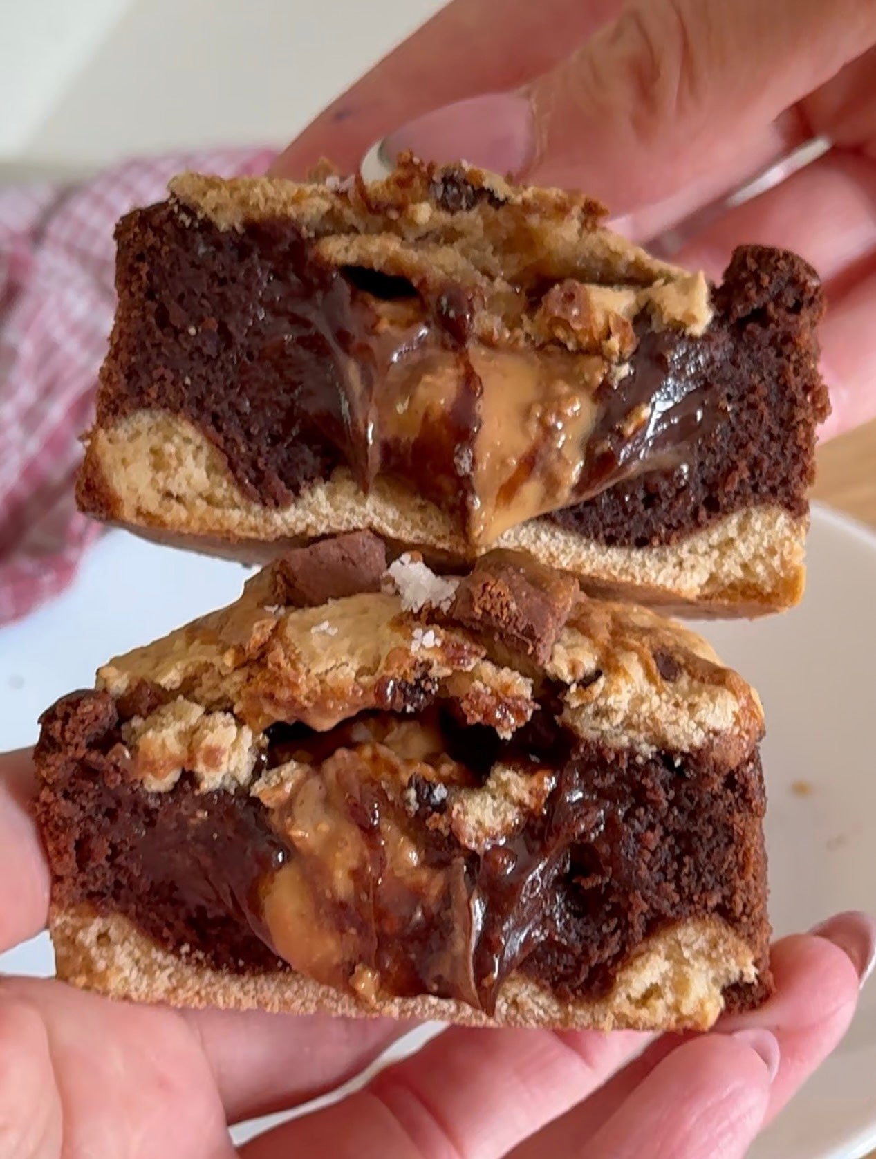 ✨ 1 Maxi brookie healthy façon snickers
