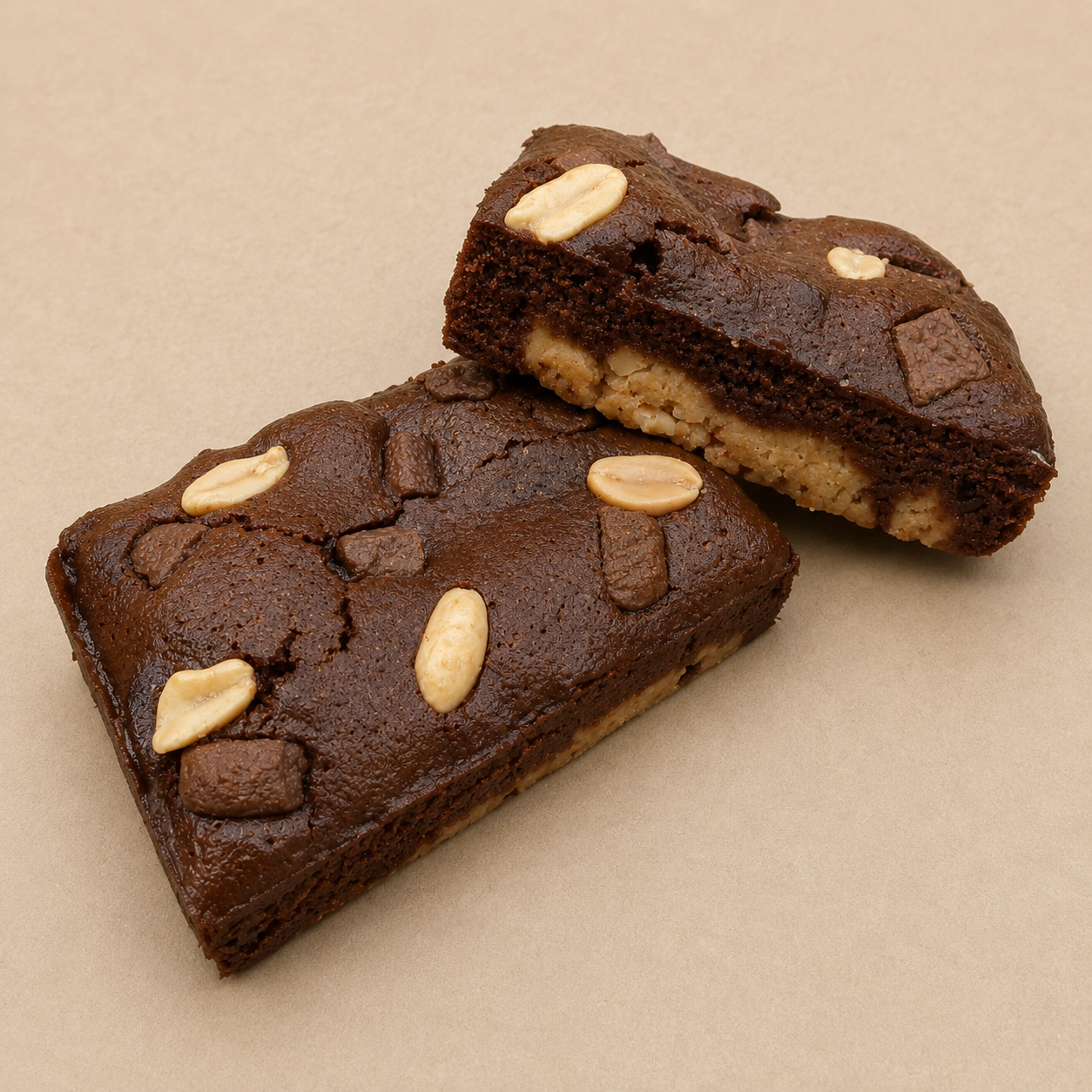 ✨ 2 brownies choco - cacahuète [ édition limitée ]