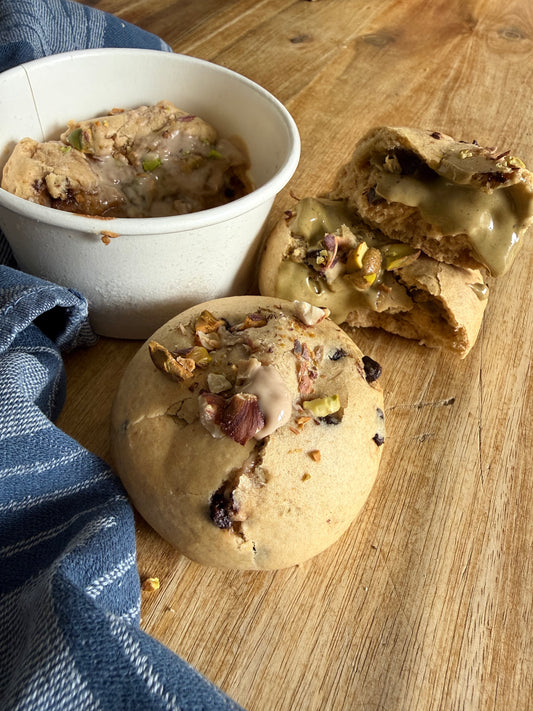 ✨ édition flash ✨ 2 cookies healthy ou 1 hot cookie ( pistache et pistache / noisette )